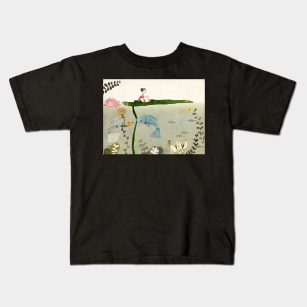 Thumbelina 3 Kids T-Shirt by judithloske